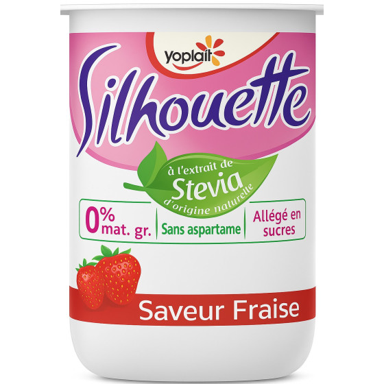 YAOURT SILHOUETTE SAVEUR FRAISE YOPLAIT 125G