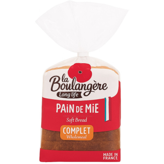 PAIN DE MIE COMPLET LA BOULANGERE 550G