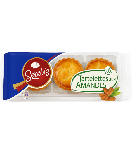 TARTELETTES AUX AMANDES SEREBIS 6X300G