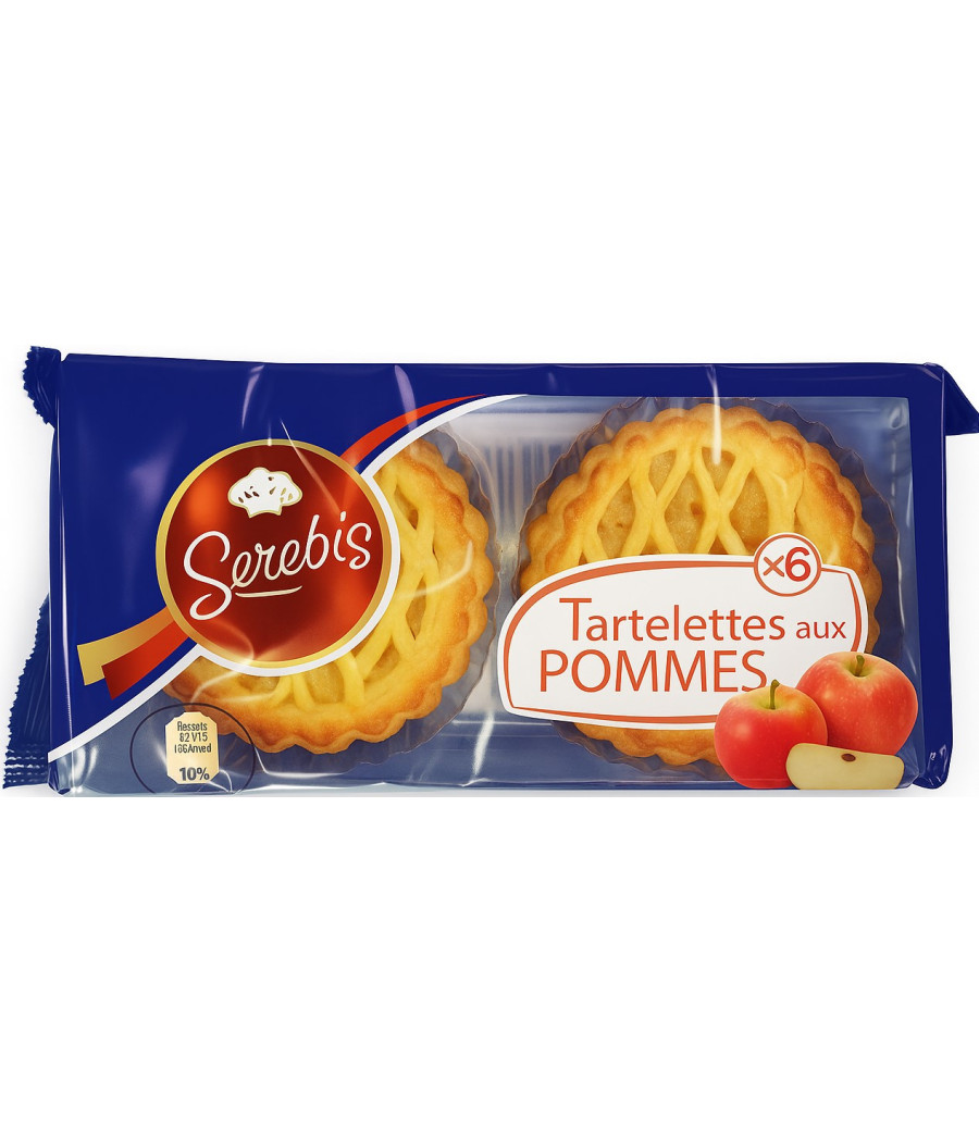 TARTELETTES AUX POMMES SEREBIS 6X300G