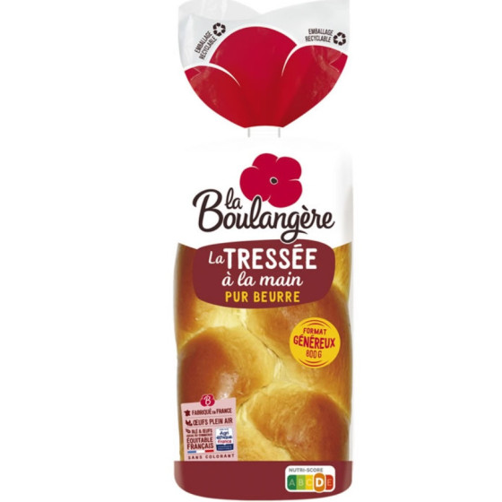 BRIOCHE TRESSEE MAIN 400 G