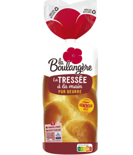 BRIOCHE TRESSEE MAIN 400 G