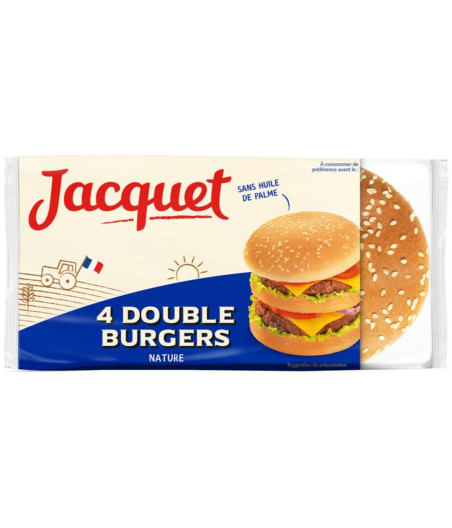 DOUBLE BURGER NATURE JACQUET 300G