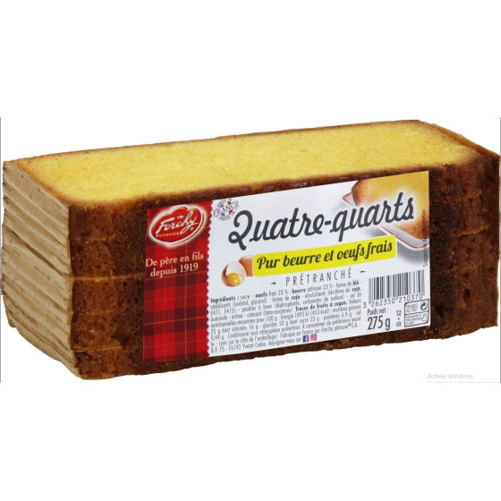 QUATRE-QUARTS PRETRANCHE 275G