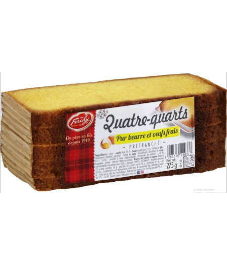 QUATRE-QUARTS PRETRANCHE 275G