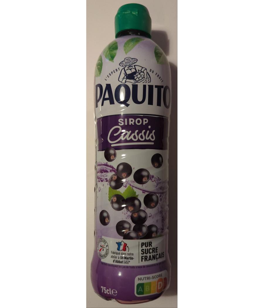 SIROP DE CASSIS PAQUITO 75Cl