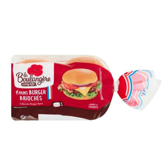 BRIOCHE BURGER BUNS 200G