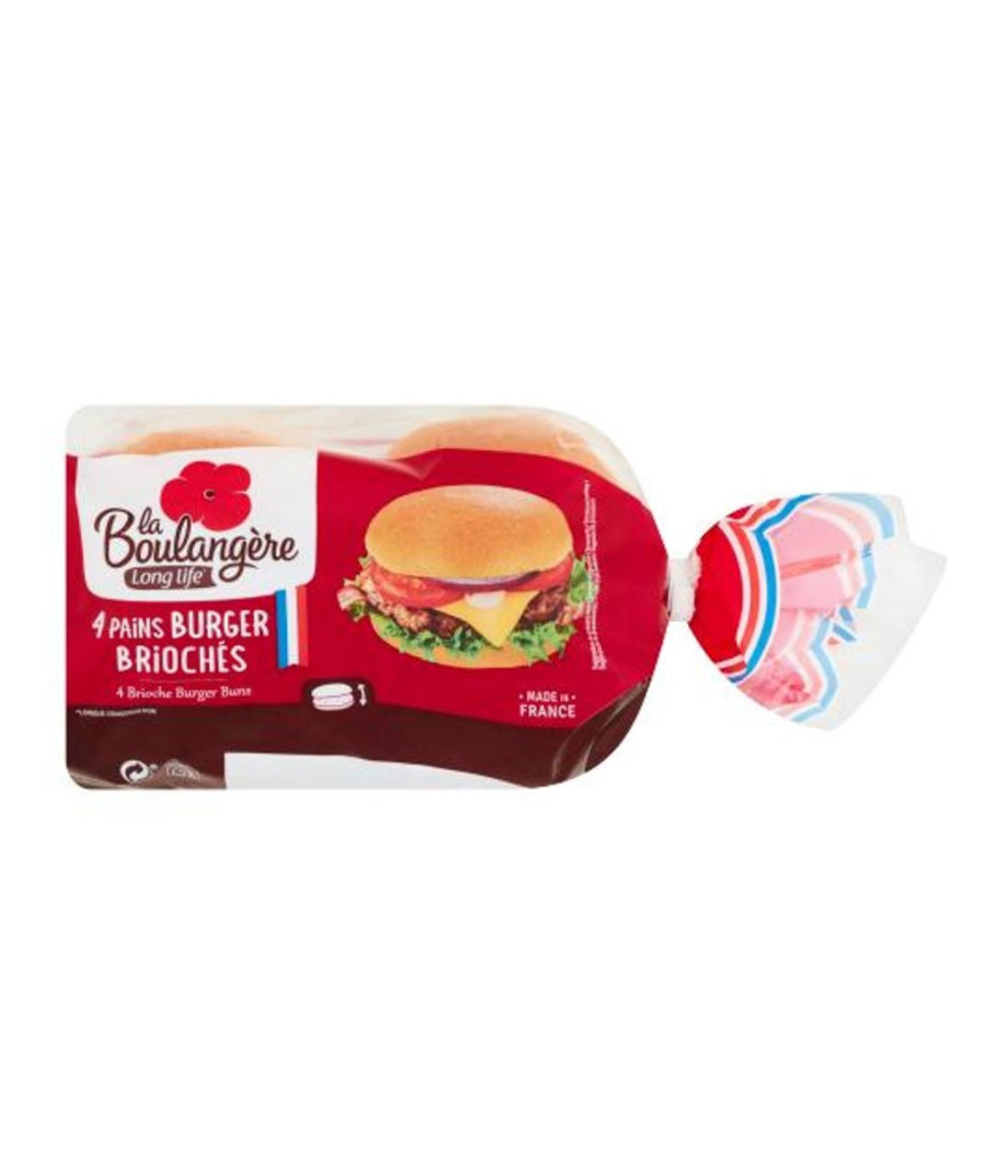 BRIOCHE BURGER BUNS 200G