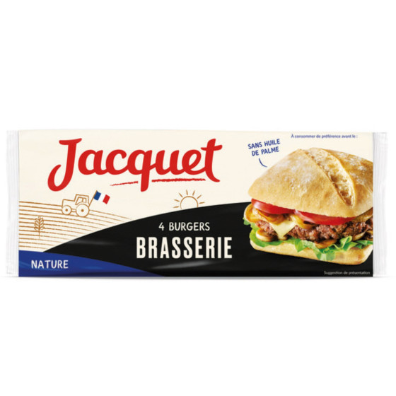 BRASSERIE BURGER A LA FARINE COMPLETE 280G