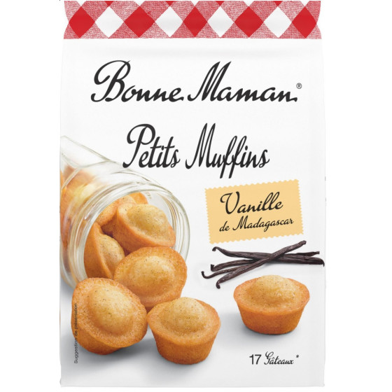 PETITS MUFFINS VANILLE DE MADAGASCAR BONNE MAMAN 235G