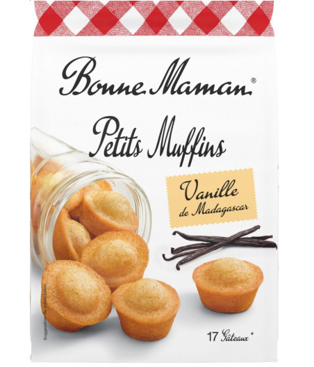 PETITS MUFFINS VANILLE DE MADAGASCAR BONNE MAMAN 235G