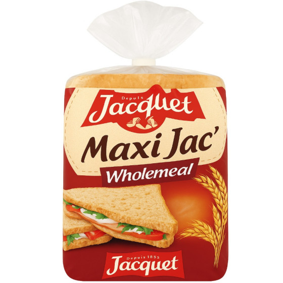 PAIN DE MIE MAXI JAC COMPLET JACQUET 550G