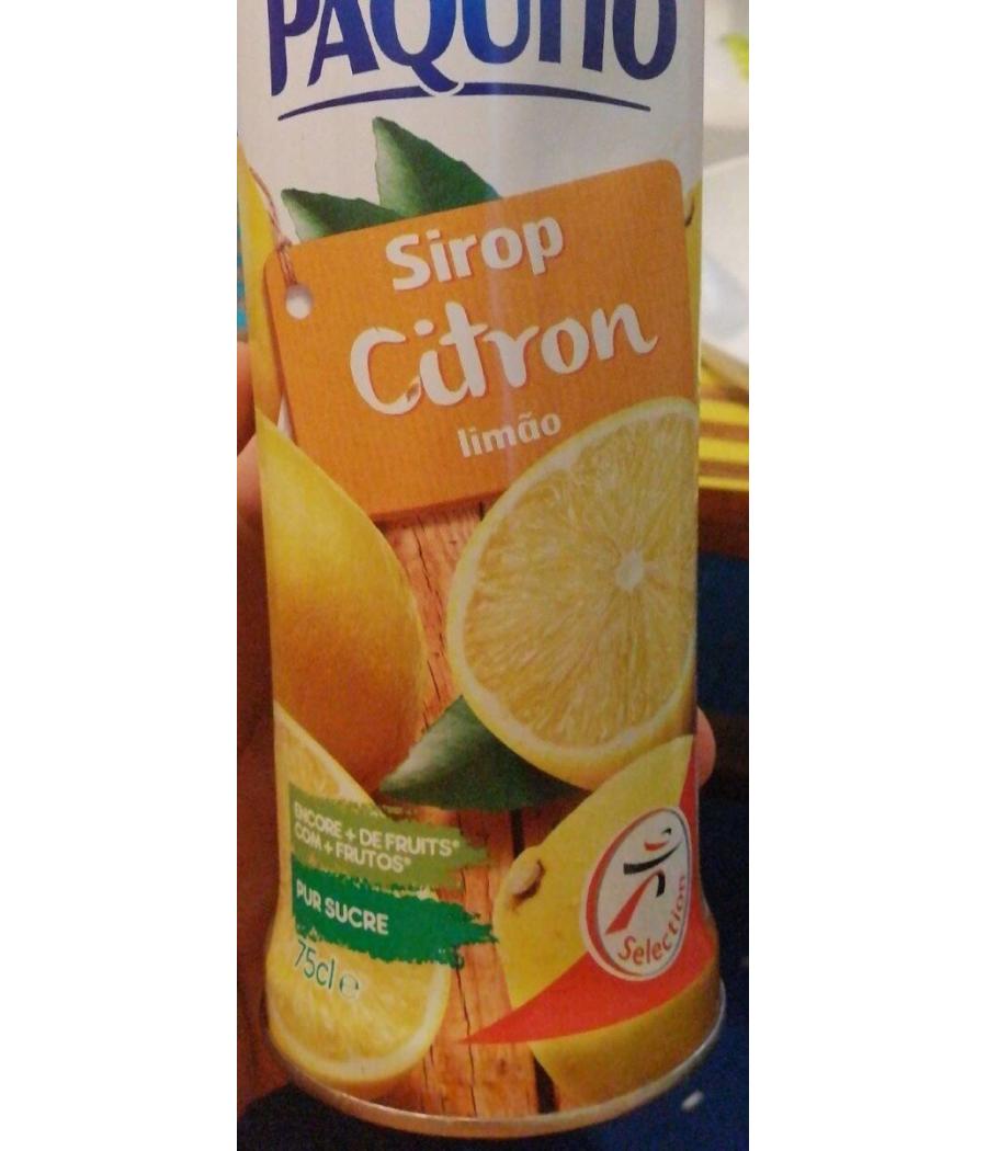 SIROP CITRON (1 L)