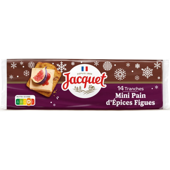 MINI PAIN D'EPICES FIGUES JACQUET 140G