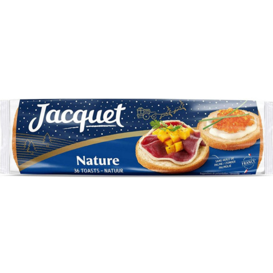 TOASTS RONDS NATURE JACQUET 250G