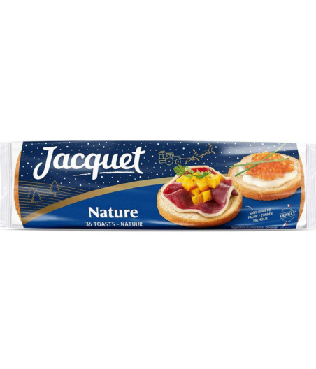 TOASTS RONDS NATURE JACQUET 250G