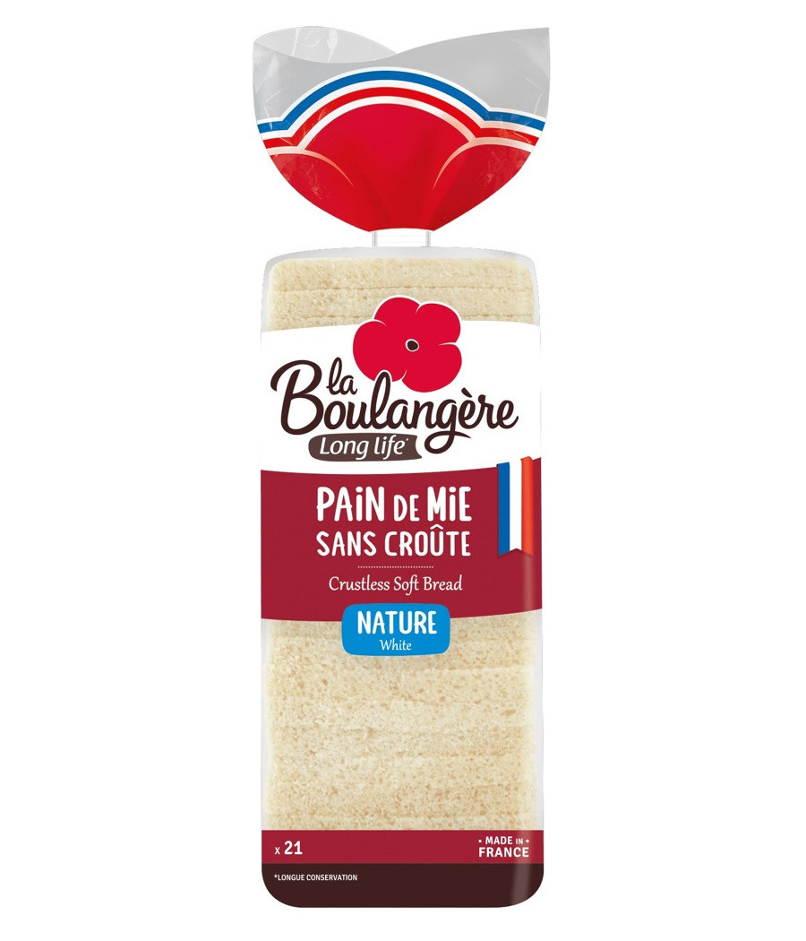 PAIN DE MIE SANS CROUTTE LA BOULANGERE 500G