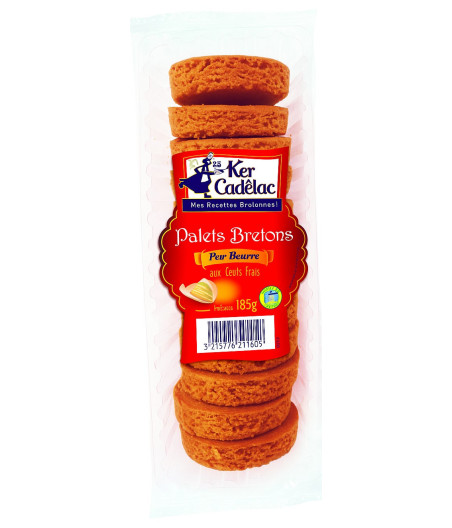 PALETS BRETONS PUR BEURRE KER CADELAC 185G