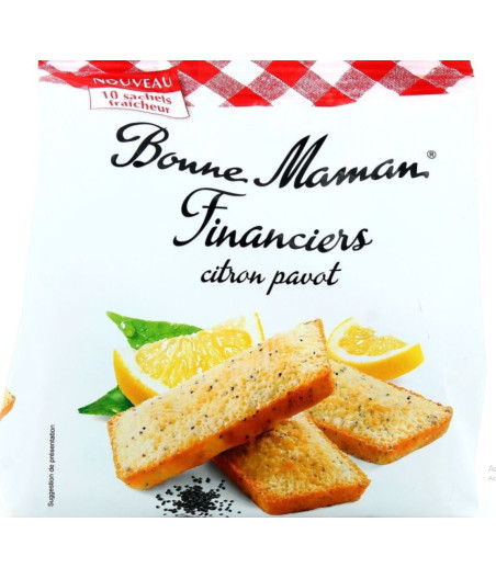 FINANCIERS CITRON PAVOT BONNE MAMAN 250G
