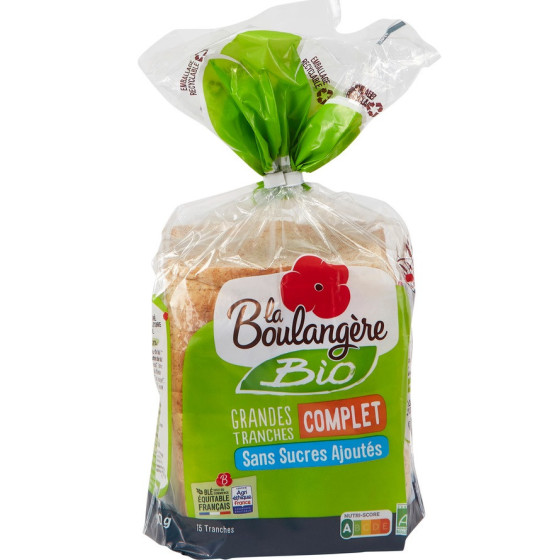 PAIN DE MIE BIO CEREALES ET GRAINES 500G