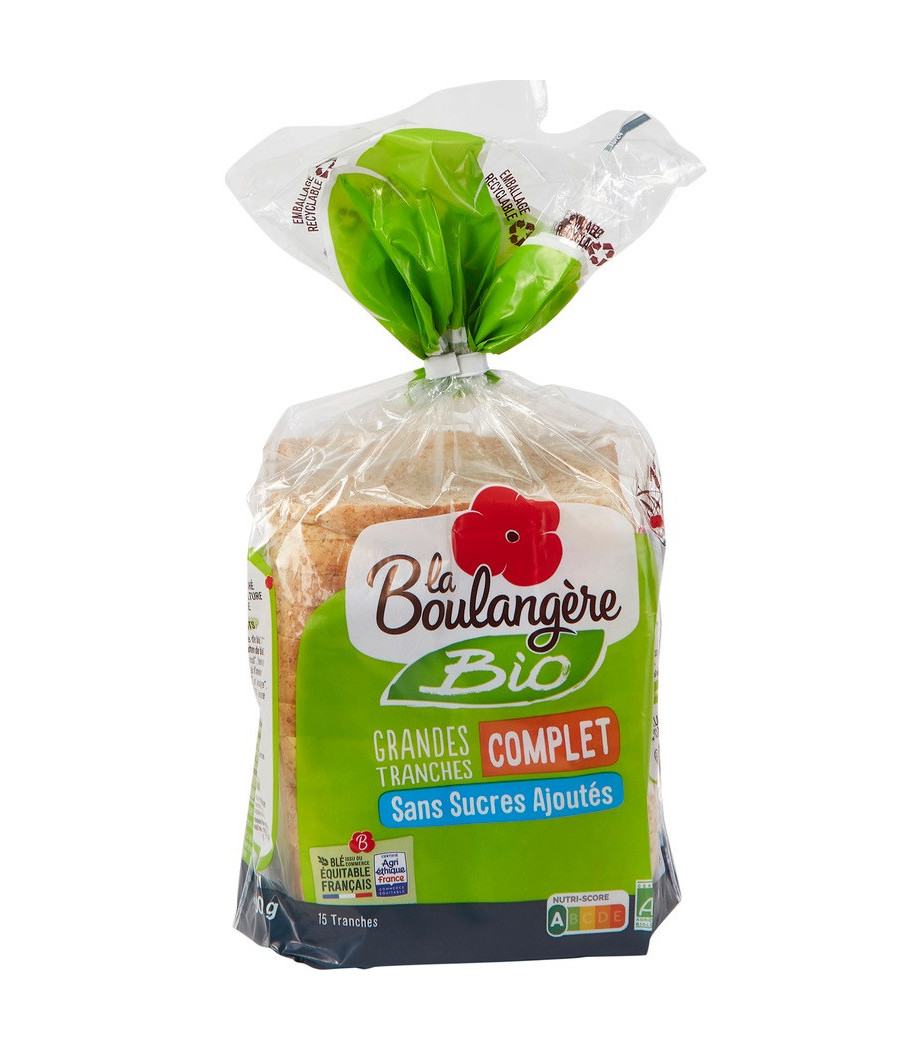 PAIN DE MIE BIO CEREALES ET GRAINES 500G