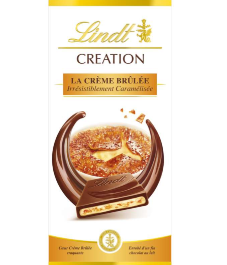CHOCOLAT AU LAIT CREME BRULEE LINDT 150G