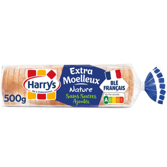 PAIN DE MIE NATURE EXTRA MOELLEUX 500G