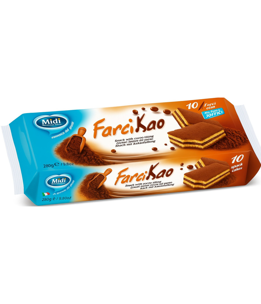 GENOISES FOURREES CHOCOLAT FARCIKAO 10X280G