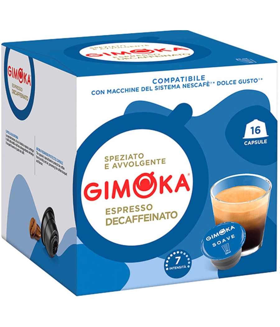 CAFE SOAVE DECAFFEINATO ESPRESSO GIMOKA X16