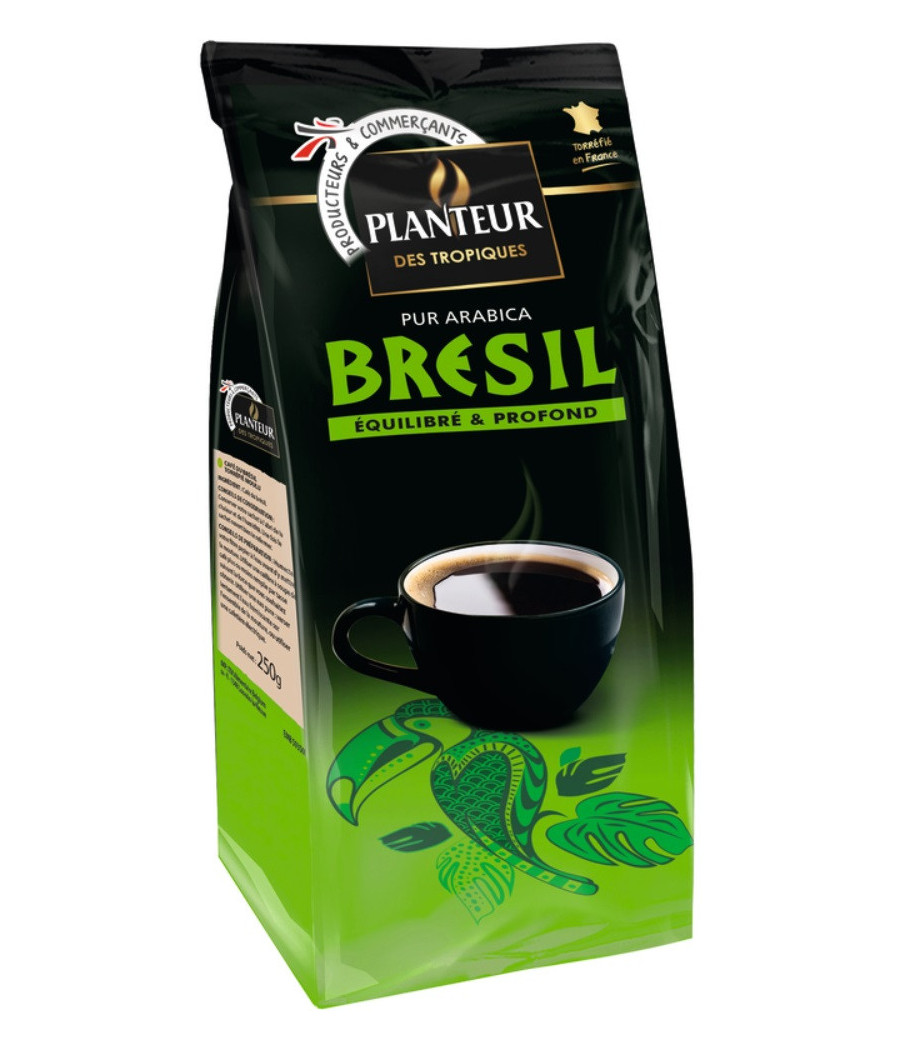 CAFE MOULU BRESIL PLANTEUR 250G