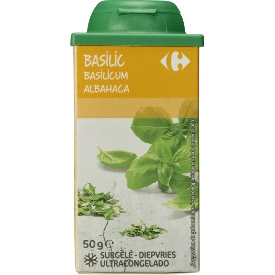 BASILIC SURGELE REFERMABLE 50G
