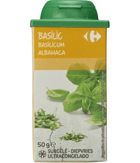 BASILIC SURGELE REFERMABLE 50G