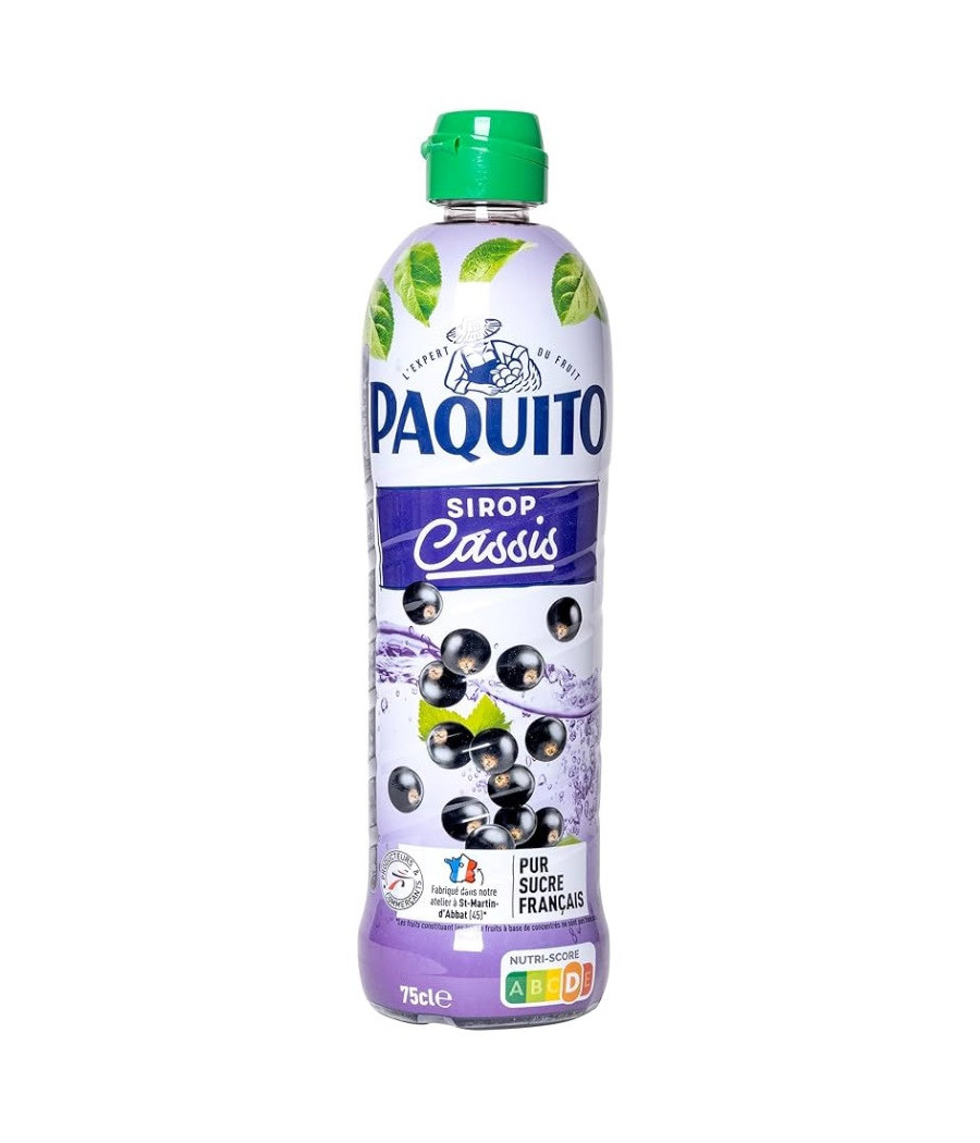SIROP DE CASSIS PAQUITO 75Cl