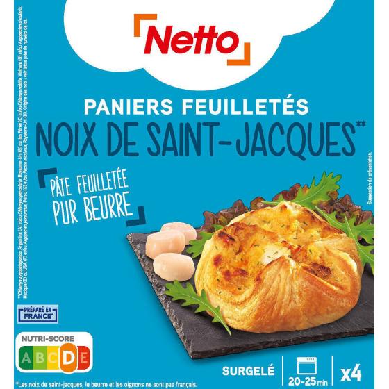 PANIERS FEUILLETES SAINT JACQUES 400G