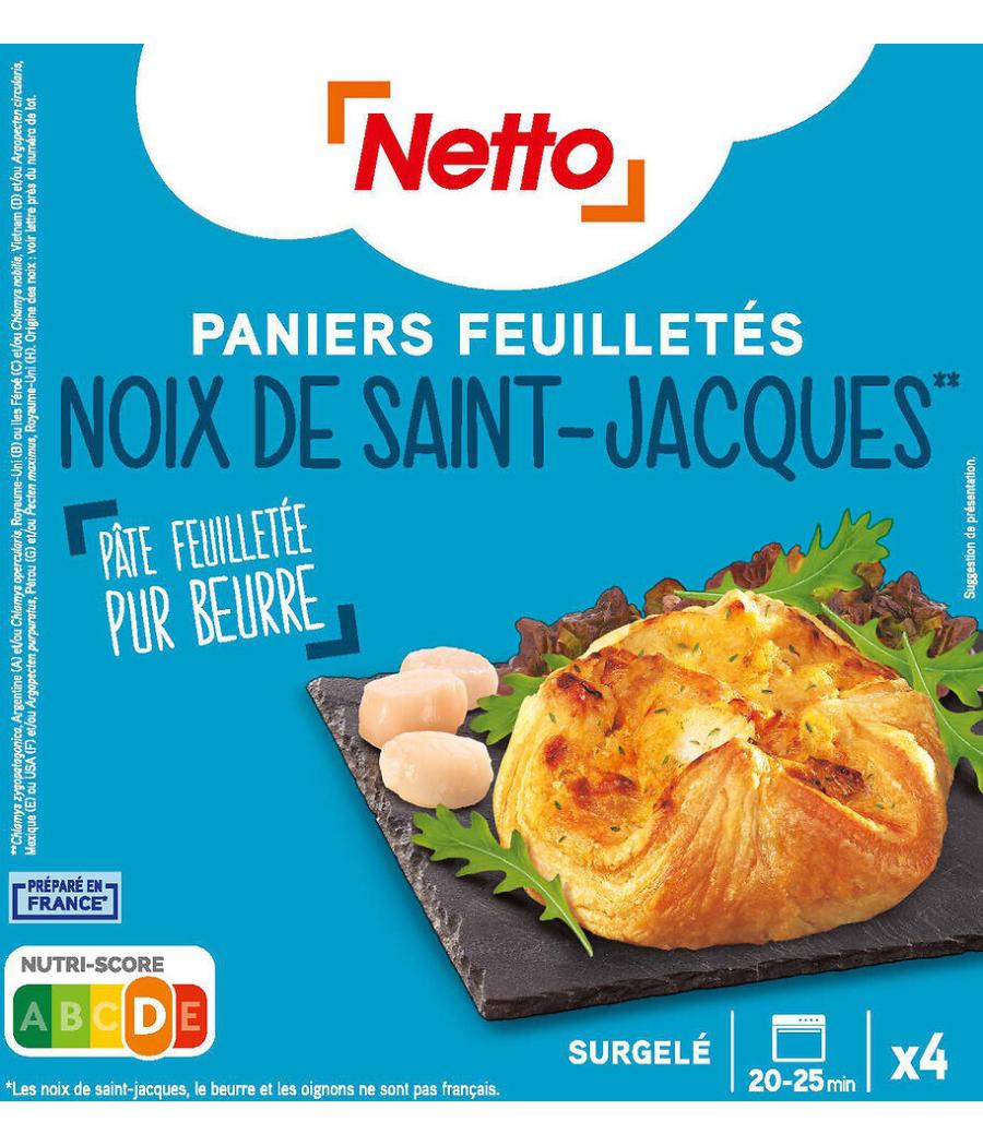 PANIERS FEUILLETES SAINT JACQUES 400G