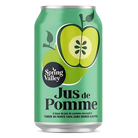 JUS DE POMME SPRING VALLEY 33CL
