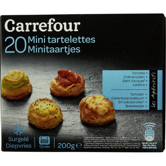 MINI TARTELETTES LES APERITIFS 4 RECETTES 200G