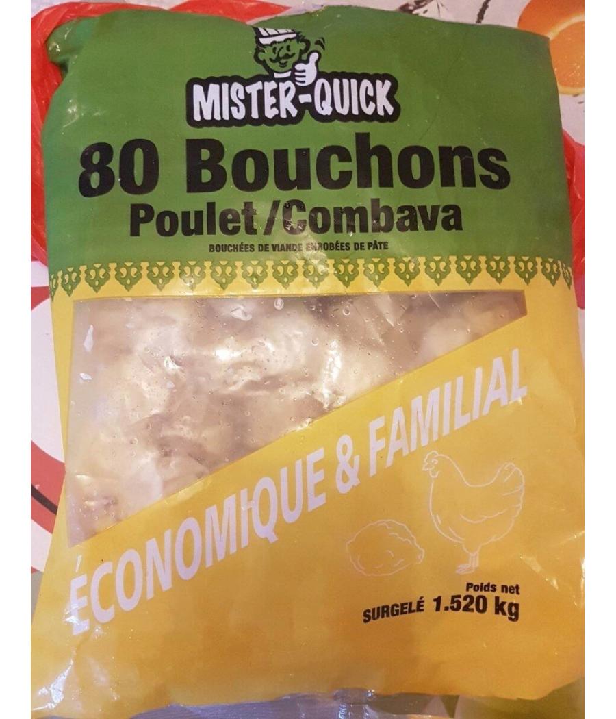 MISTER-QUICK BOUCHONS POULET/COMBAVA  1,520G