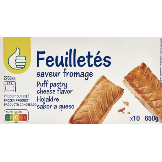 FEUILLETES SAVEUR FROMAGE 10 X650 G