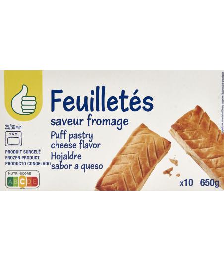 FEUILLETES SAVEUR FROMAGE 10 X650 G
