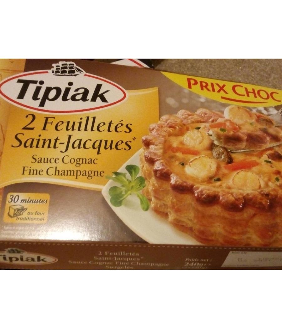 FEUILLETÉS SAINT-JACQUES SAUCE COGNAC FINE CHAMPAGNE 110G