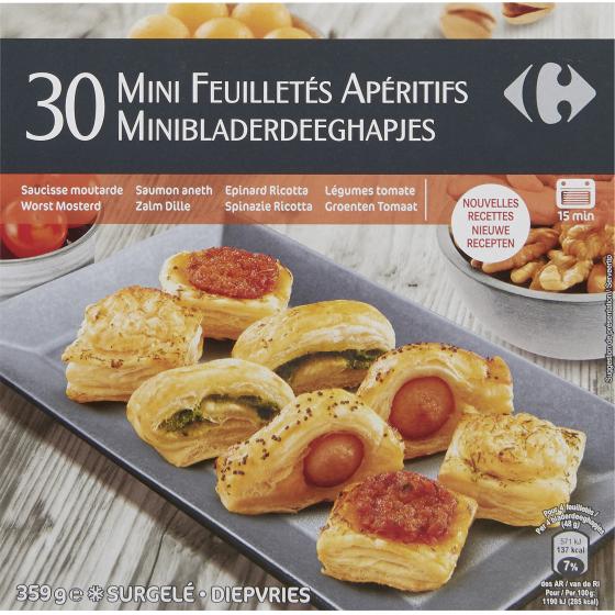 MINI FEUILLETES APERITIFS 30 X 359 G