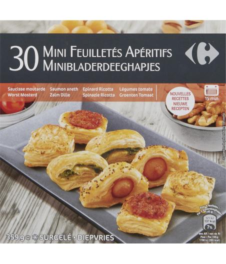 MINI FEUILLETES APERITIFS 30 X 359 G