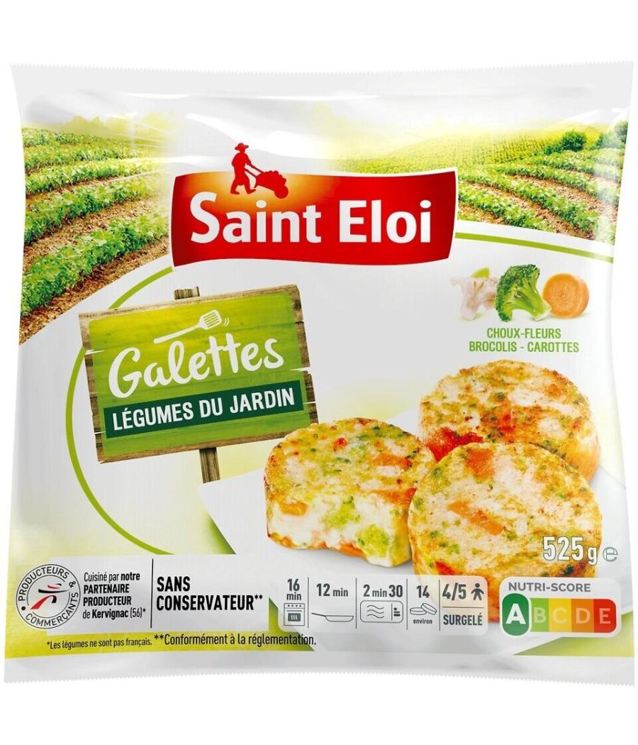 GALETTES LEGUMES DU JARDIN CHOUX FLEURS CAROTTES BROCOLIS SAINT ELOI 525G