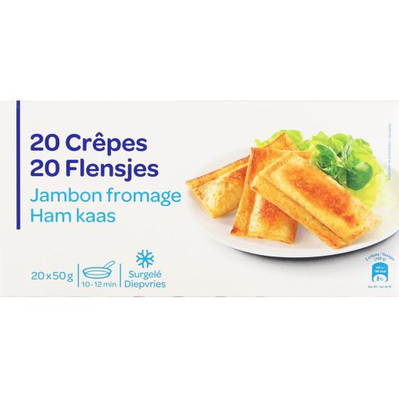 CREPES JAMBON EMMENTAL X20 CARREFOUR 1KG