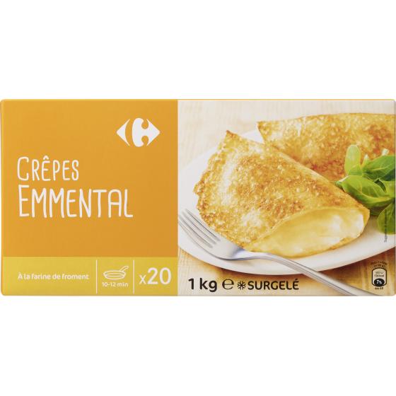 CREPES EMMENTAL X20 CARREFOUR 1KG