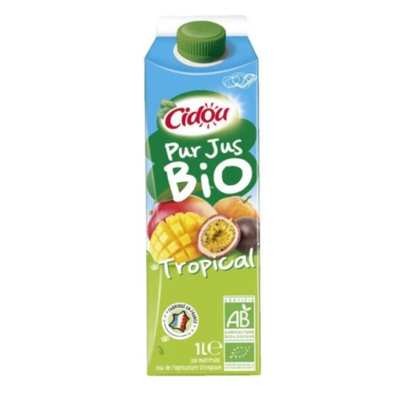 JUS DE FRUITS TROPICAL CIDOU BIO 1L