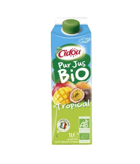 JUS DE FRUITS TROPICAL CIDOU BIO 1L