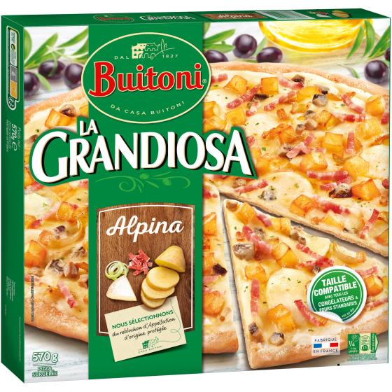 PIZZA SURGELEE LA GRANDIOSA ALPINA BUITONI 570G