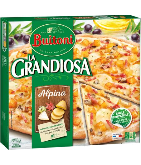 PIZZA SURGELEE LA GRANDIOSA ALPINA BUITONI 570G